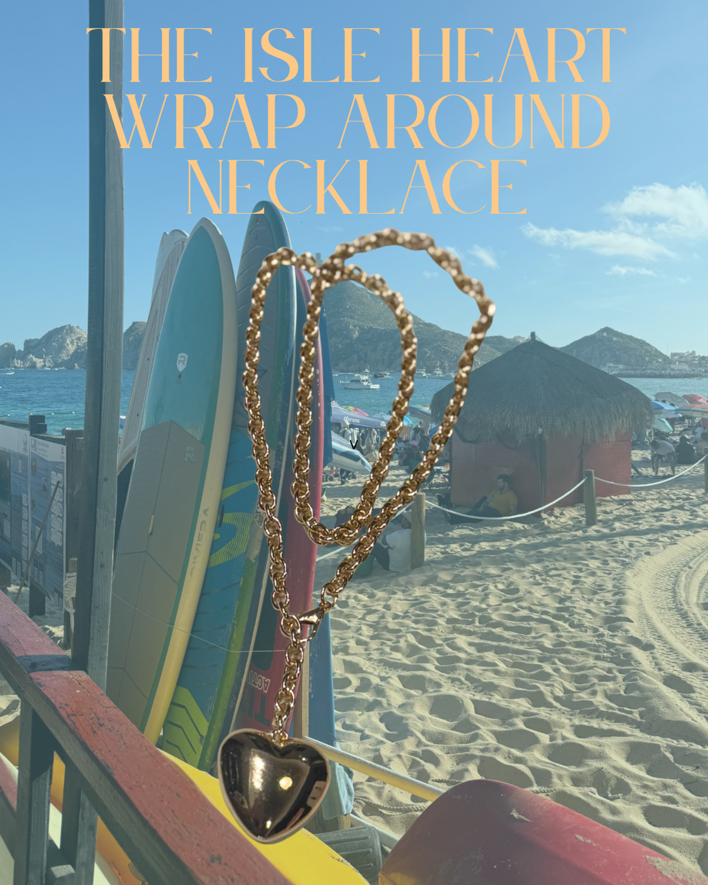The Isle Heart Wrap Around Necklace
