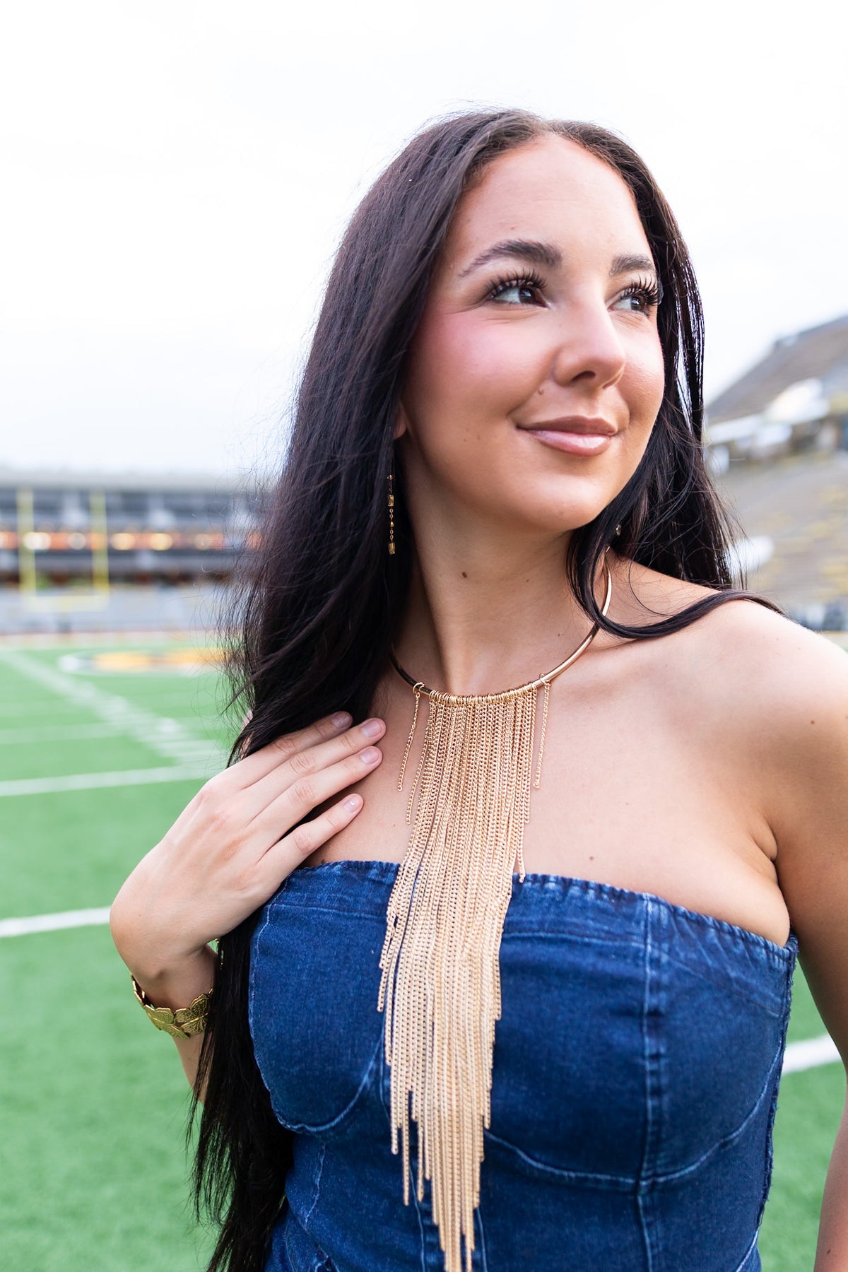 The Fringe Fan Necklace